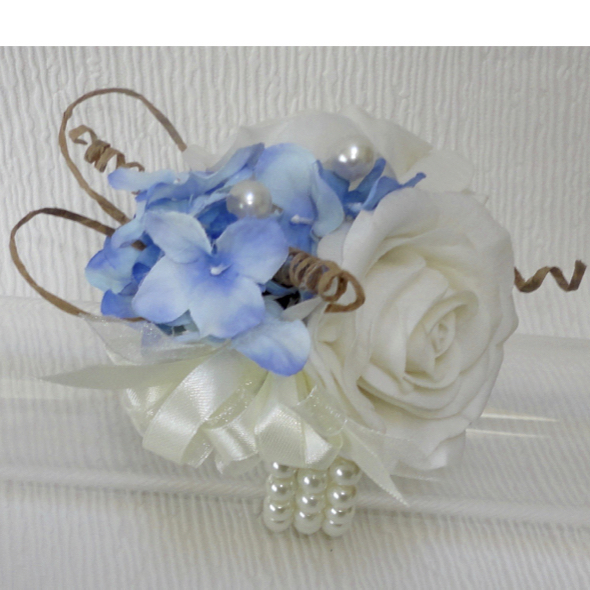 Fresh Touch Lifelike Rustic Wrist Corsage